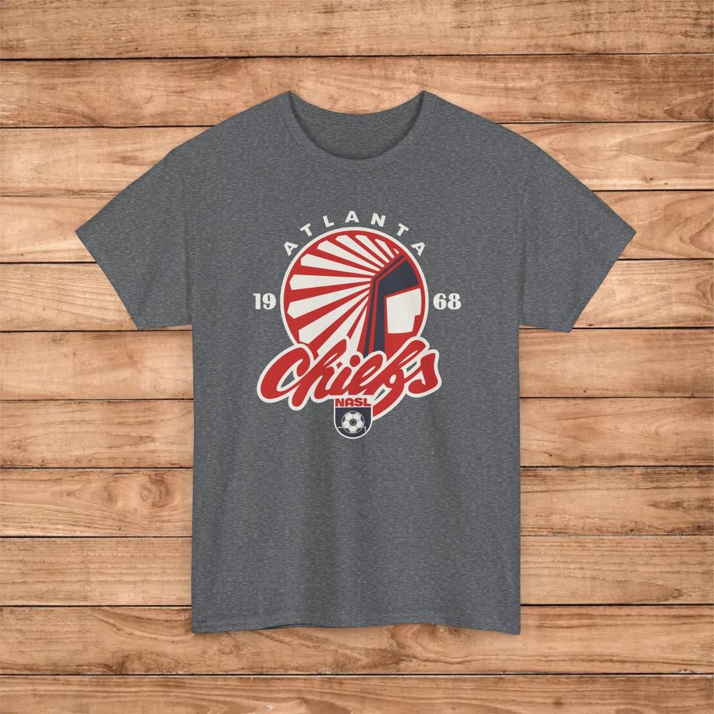 Atlanta Chiefs 1968 Vintage NASL Calcio Maglietta Unisex Premium