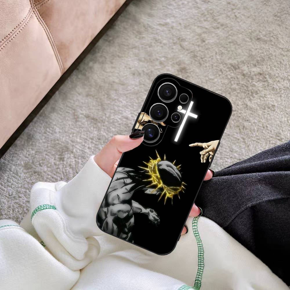 

Son Of God Jesus Phone Case For Samsung S 24 Fe 25 Ultra Plus 20 Lite 21 30 22 23 24 22 Ultra 5G Fundas Samsung S22 5G