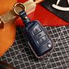 Leder Autoschlüssel Hülle Abdeckung Schlüsselanhänger Zubehör für Volkswagen Vw Golf 7 CC 280 330 Touran Lamando Sportsvan Passat Schlüsselanhänger Halter