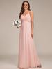 Ever-Pretty Women's Pleated Sweetheart Draped Back Floor-Length Bridesmaid Dress