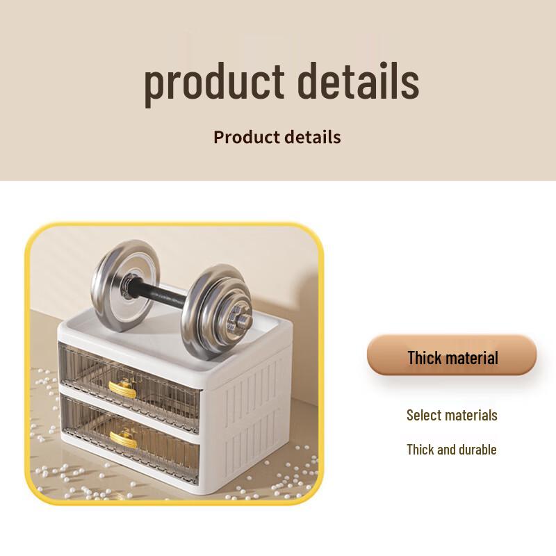 Large Capacity Desktop Makeup Organizer with Drawers