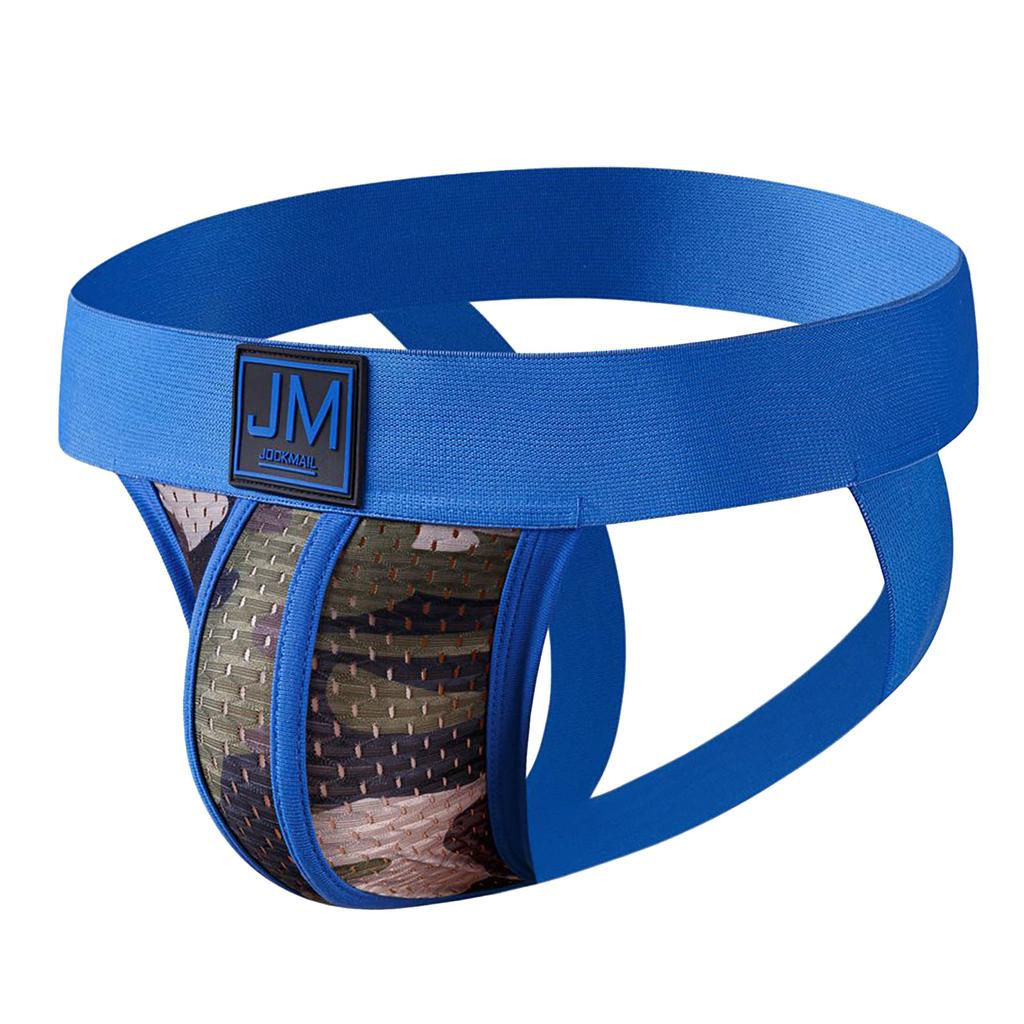 Ultra-wide Belt Sexy Men Underwear Briefs Men G String Thongs Camouflage