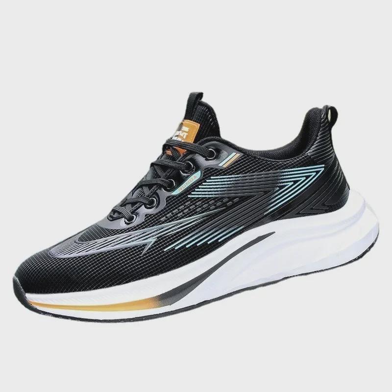 Men's 2025 Autumn Waterproof Leather Running Shoes - Ultra-Light, Trendy Sports Footwear for Students