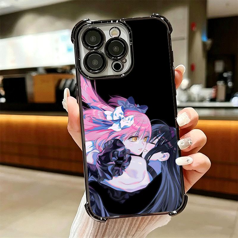 Madoka Magica Homura Soft Phone Case For iPhone 15 16 17 Air 14 Pro Max 16E Plus 13 12 Mini Plating Anti-Fall Fundas