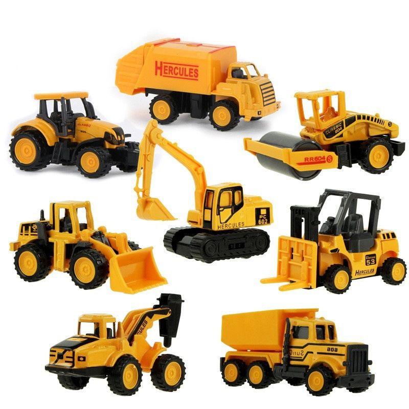 High-simulation Alloy Construction Truck Model Toy Mini Digger For Kids Fun