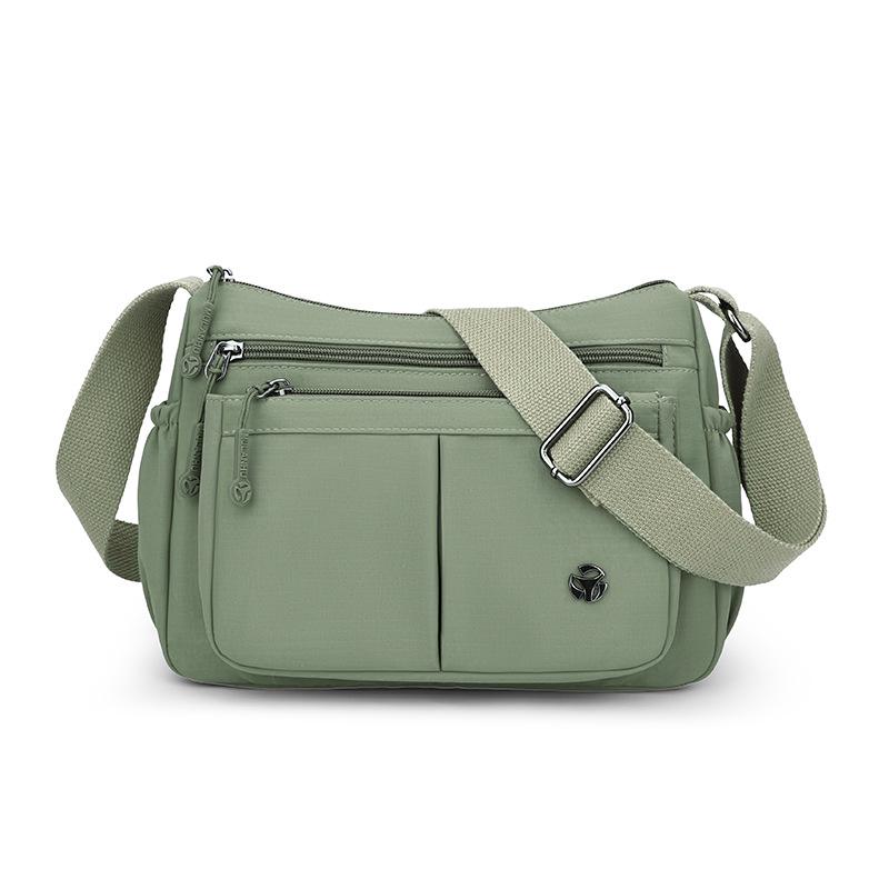 Casual Crossbody Tas voor Dames met Grote Capaciteit - Lichtgewicht Nylon, Meerdere Vakken voor de Zomer