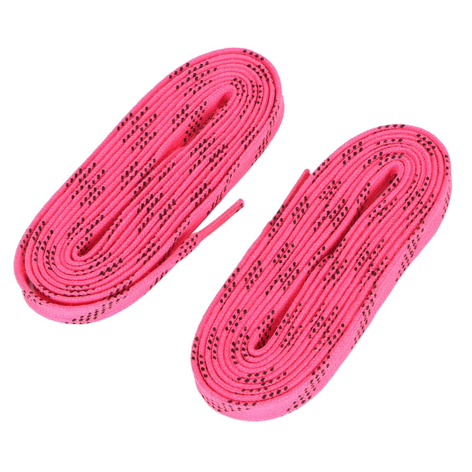 

2 пары хоккейных шнурков, вощеные, плотно сплетенные, сохраняют шнурки сухими, роликовые коньки, вощеные шнурки для обычной обуви