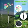 6LED/8LED/10LED Solar Mushroom Lights Outdoor Waterproof Garden Decor, 4-Color Landscape Lighting for Patio Lawn, Starlight Bulbs Ideal Gift