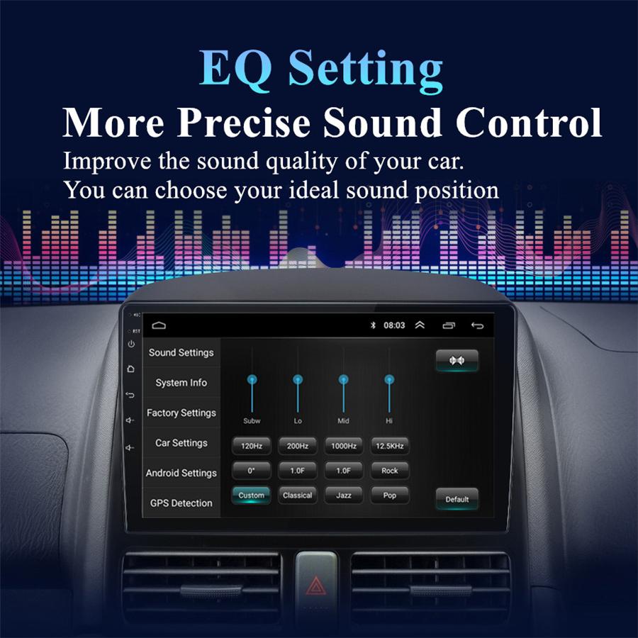 9" Car Stereo Radio GPS Navigation WIFI 1+16G BT DAB Mirror Link For 02-06 CR-V