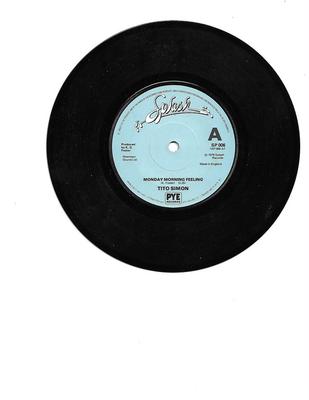 7-Zoll-Schallplatte TITO SIMON Monday Morning Feeling First Cut SP006 Splash Records 1979 UK Reggae Ska Dub Gebraucht