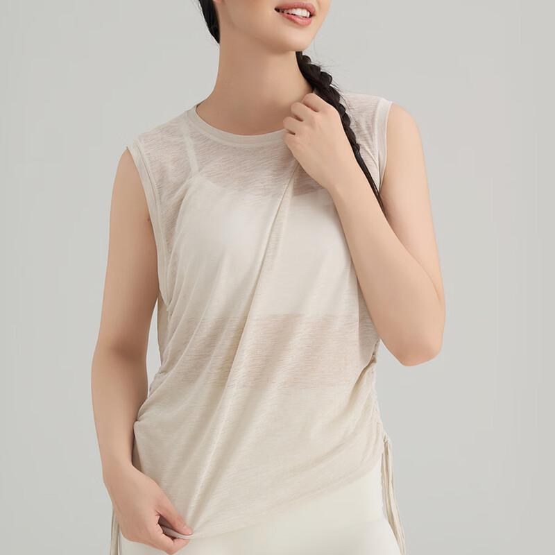 Women s Yoga Sleeveless Drawstring Tank Top S