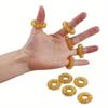 0pcs Acupressure Finger Rings: Spiky Spring Massager for Stress & Tension Relief, Sensory Therapy for Daily Use