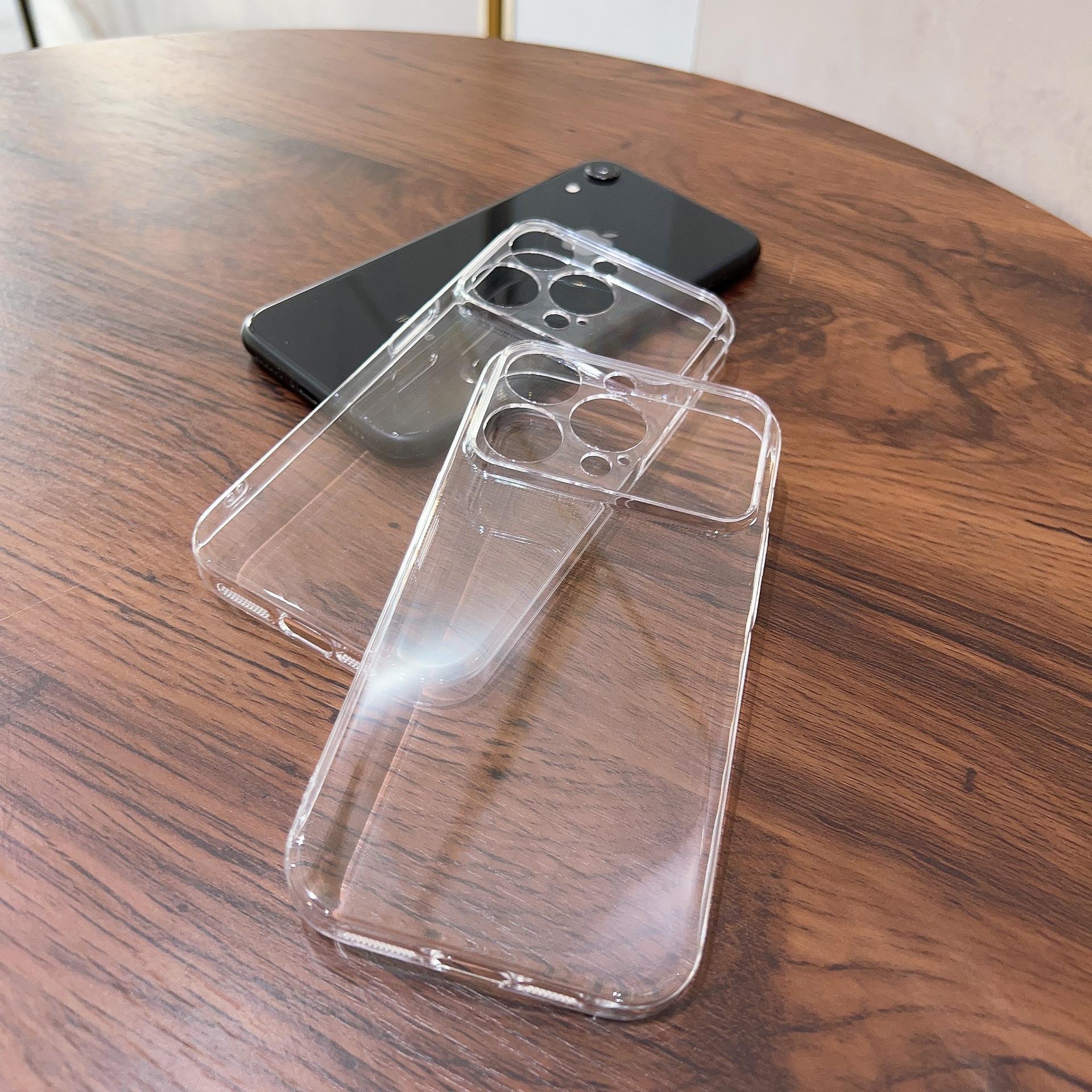 

15promax Large Window Phone Case 14 Is Suitable for Apple 13pro Transparent Pc Material and Has A Hard Protective Lens Apple 15