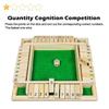 Montessori Wooden Board Game Kids Learning Educational Toys 10 Numbers Four Sided Shut Party Club Games Interesting Family Game