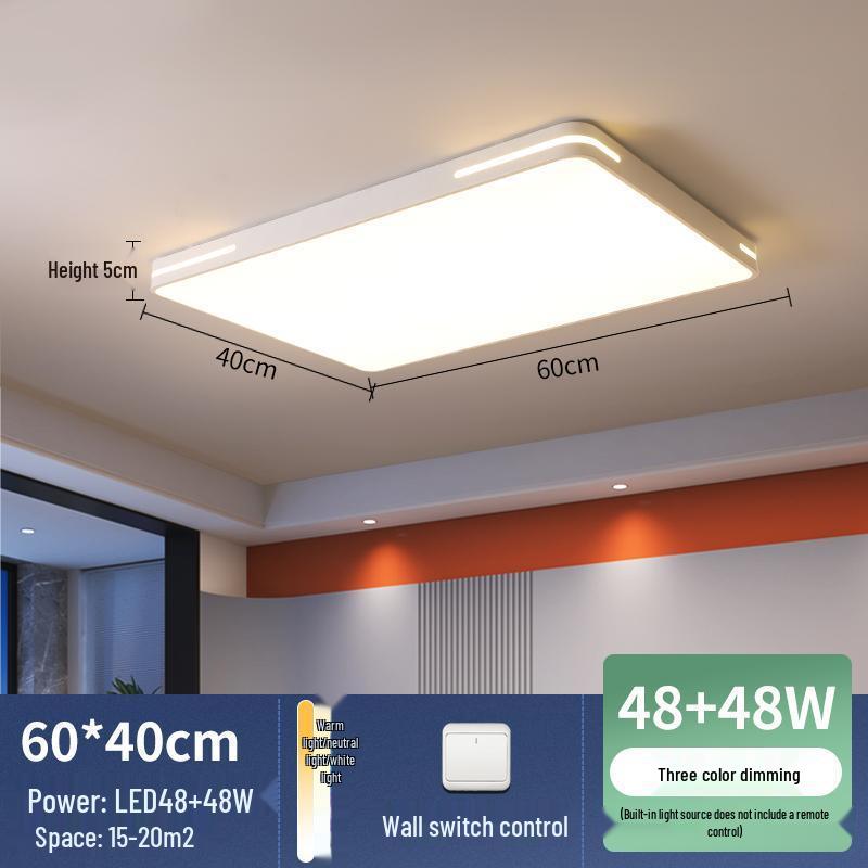 2025 Modern LED Ceiling Light for Bedroom, Study, or Living Room - Round and Simple Design