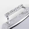 Stainless Steel Storage Tray Metal Elegant Organizer Multifunction Trays for Fruit Candy Dessert Pastry Cookie Biscuit