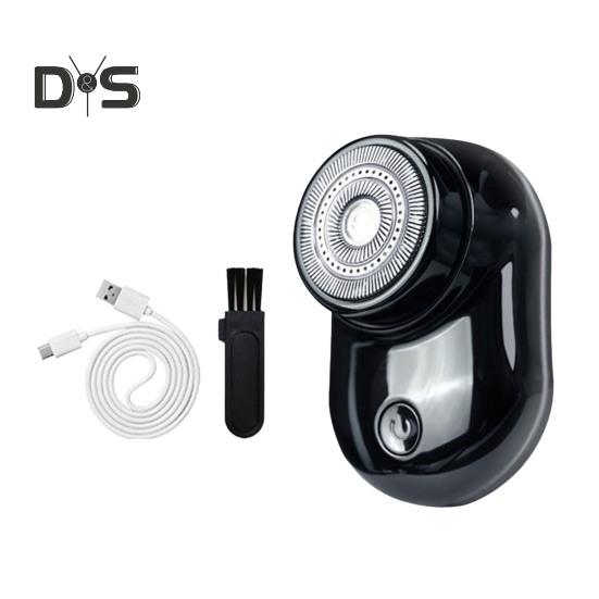 Mini Elektrisk Rakapparat USB Uppladdningsbar IPX7 Vattentät Våt Torr Bärbar Reserakapparat Män Skäggtrimmer Hårborttagningsverktyg