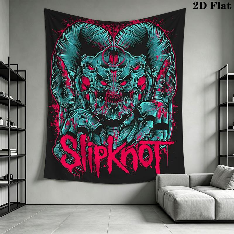 Slipknot Star Tapestry Bold Room Tapestry Fashion Print Wallmounted Work Of Art Atmospheric Background Cloth Christmas Gift