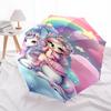 Einhorn-Fantasie: Magischer Regenbogen Automatisches Öffnungs-/Schließschirm mit 8-Speichen-Eisenrahmen, Perfekt für Fans und Reisende, Ideales Geschenk für F