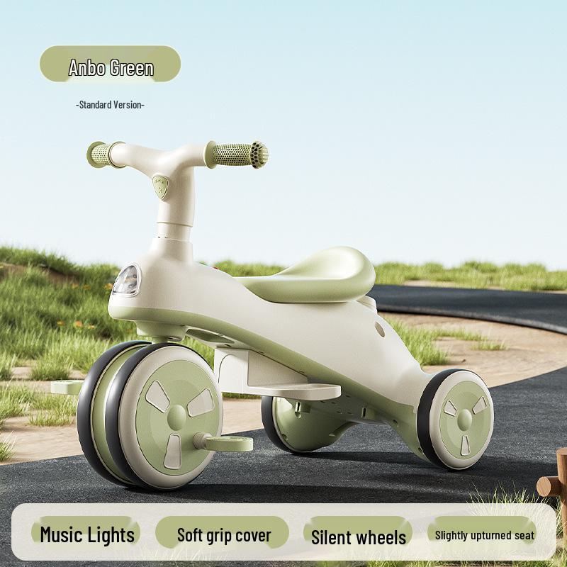 Multi-Functional Unisex Children's Tricycle: 3-in-1 Ride and Push for Ages 1 and Up