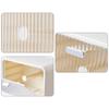 Modern Bathroom Tissue Storage Box Waterproof Adhesive Wall Mount Holds Paper Rolls Washcloths