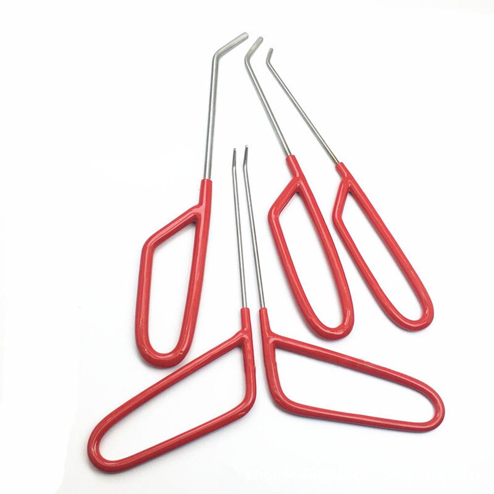 5PCS nou dublu strat Dent reparare Pry Bar plat bar grindină cârlig reparare instrument auto caroserie Dent îndepărtare cârlige auto tije