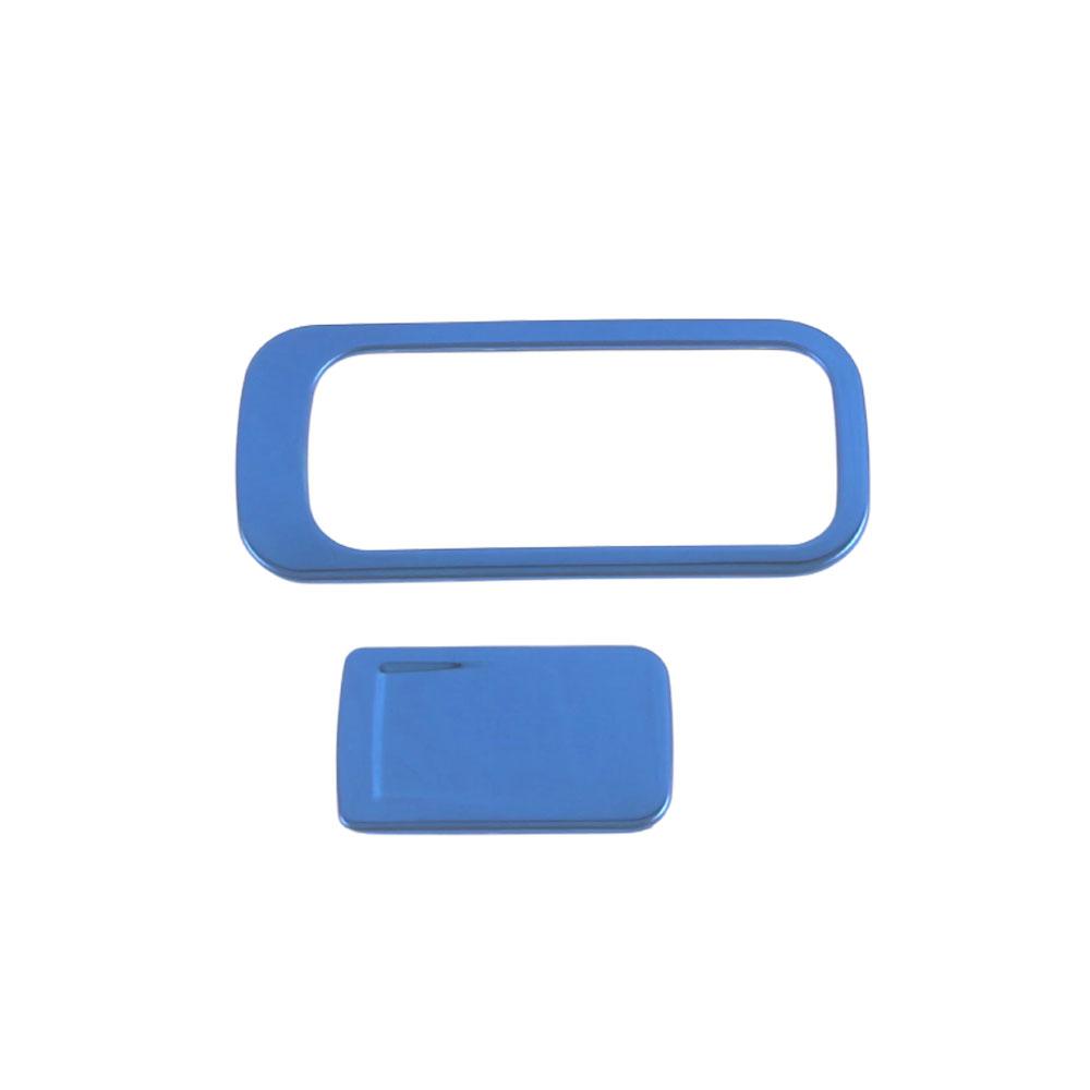 For Volkswagen VW Tiguan L   2024 Stainless Steel Co-Pilot Glove Box Handle Trim Covers Car Interior Accessories 2Pcs