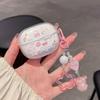 Redmi Buds 5 Pro Case Cartoon Cherry Bow Clear Wireless Headset Soft Cover For Xiaomi Redmi Buds Buds5 Pro Cases Coque Fundas