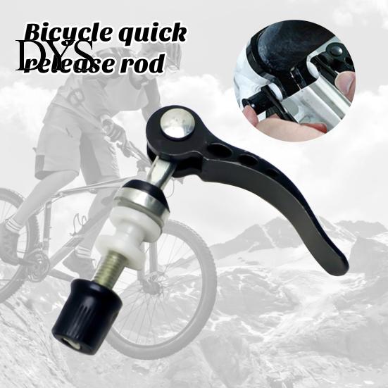 Bike Supplies Black Seat Clamp Rustproof Corrosion Resistant Reusable Quick Aluminum Quick-release Release Pipe Locking Screws Maintenance Tool