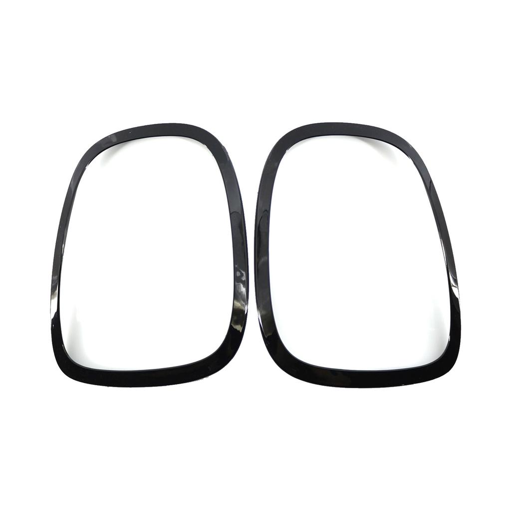 2-teiliges schwarzes Rücklicht-Rücklicht-Trimm für MINI F55 F56 F57 13-17 51712285495 51712285496, linkes und rechtes Dekorationsset