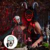 1 Stück Totenkopf LED Maske Maskerade Masken Neon Maske Licht Leuchten im Dunkeln Mascara Horror Maske Leuchtende Maske Halloween Party Maske