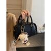 Retro Fashion Pleated Portable Small Bag Women's 2025 New Spring and Summer Commuting Versatile Baseball Bag Niche Messenger Bag