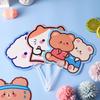 Cartoon Summer Handheld Irregular Fan: Cute, Portable, and Student-Friendly Plastic Design