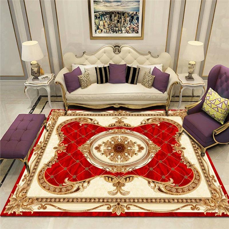 European Style Living Room Carpet Home Sofa Coffee Table Carpet Large Area Carpet Bedside Carpet