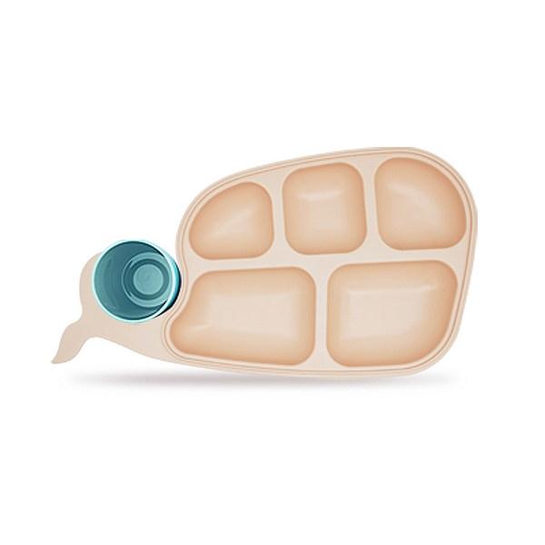 

Домашняя тарелка «Дельфин» Fergie, пастельная мята, тарелка + чашка, популярные корейские товары для родителей