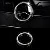 For C E S Class W205 W213 W222 Crystal Style Car Center Front Clock Ring Cover Trim Car Interior Accessories RSTUV1