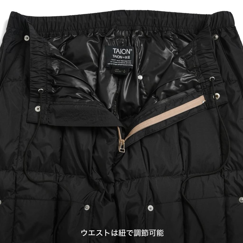 Taion Down Pants 136PTWK Dark Charcoal