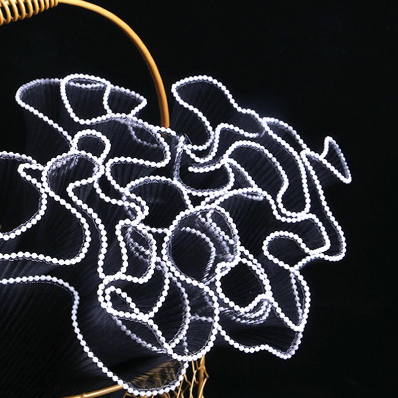 

28смx4ярда Цветочная упаковочная бумага Жемчужная волна Пряжа Упаковка для цветов Кружевная сетка Флорист Ручная работа Букет Подарочная упаковка Декор