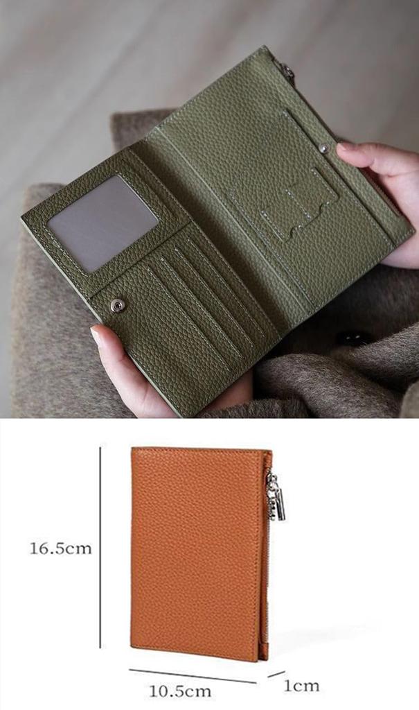 Ryo Rakuraku Seikatsukan Passport Passport PU Electromagnetic Wave Storage Passport Card Airline Ticket Green Case, Anti-Skimming, Cover, Leather,