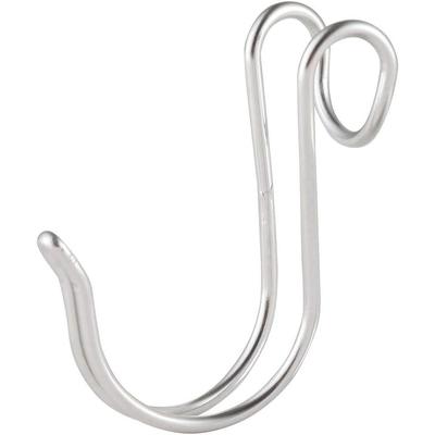 MUJI Stainless Steel Horizontally Pack of Diameter 1 X Silver Sway-Resistant Hooks, Small, 3, 2.5cm, 38755630,