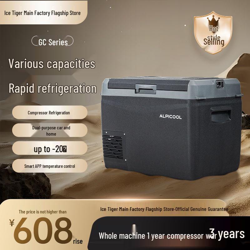 2025 Ice Tiger Obsidian GC Wireless Car & Home Refrigerator-Freezer with Bluetooth