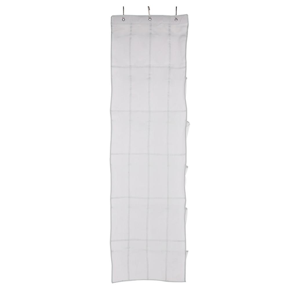 24 Pockets Non Woven Fabric Folding Hanging Door Closet Storage Bag Shoes Organizer