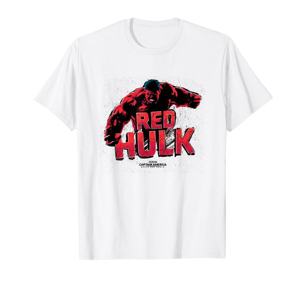 Marvel Captain America: Brave New World Red Hulk Angry T-Shirt