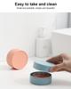 Travel Portable Sealed Waterproof Soap Dish With Lid Home Countertop Soap Dish Box Sponge Soap Holder Soap Box Bathroom Products