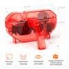 Bicycle Red Chain Cleaner Bike Chain Cleaning Tool Cycling Scrubber Washer Tool Mountain Bike Washing Kit Bicycle Accessories