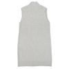 TOYOBOSHI TOYA 100% Cashmere Long Vest Cardigan for Women In White, Grey and Red F 13IT-PC2633 Tops F White Gray MulineUsed