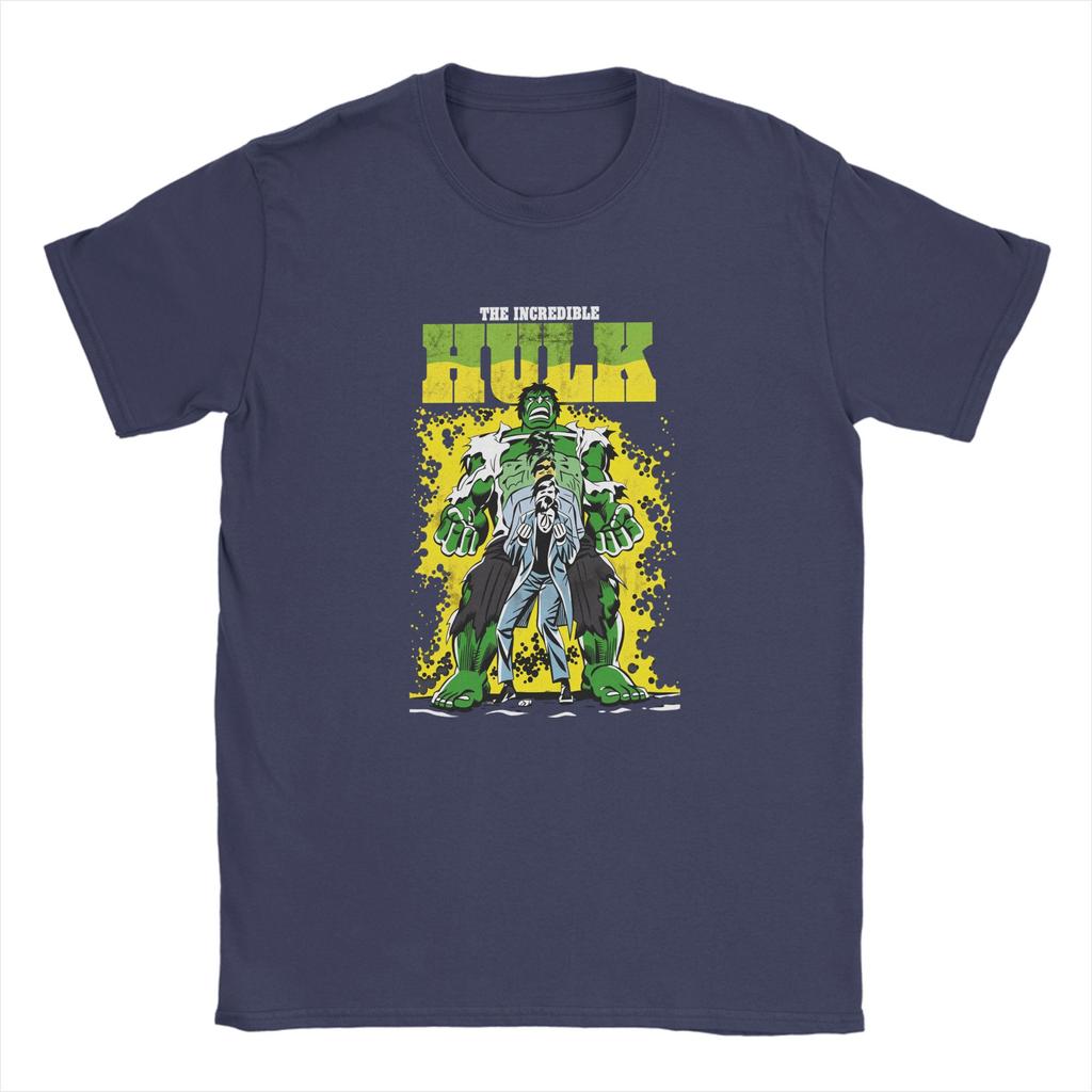 The Incredible Hulk TShirt Summer  100 Cotton TShirts For Adult Fashion Print Tshirt ShortSleeve Awesome Tops