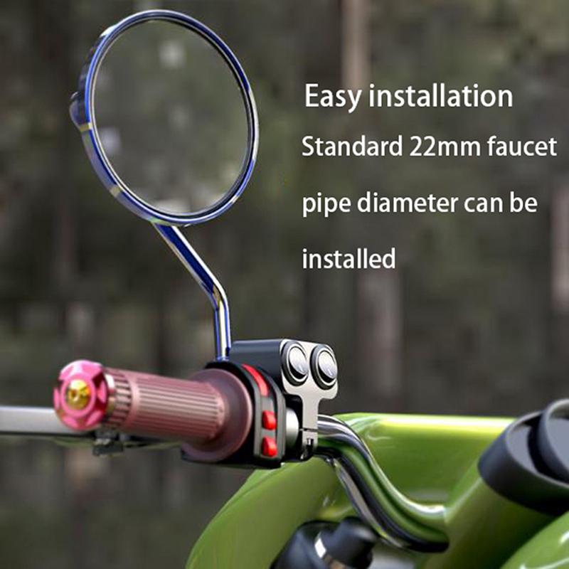 New 12V Motorcycle ATV Bike Handlebar Headlight Fog Light Horn Dual Buttons Switch