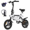 AVDL A02 Vélo Électrique Pliant Adulte 14 Pouces Mini Vélo Électrique de Ville 250W Moteur 36V6.4Ah Batterie Vélo Électrique Pliant pour Trajets Urbains Quotidients Balade en Ville