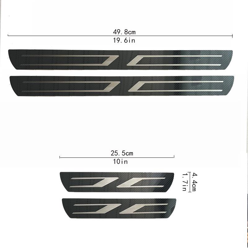 Universal I10 Blade-Type Door Sill Scuff Plates & Bumper Strips